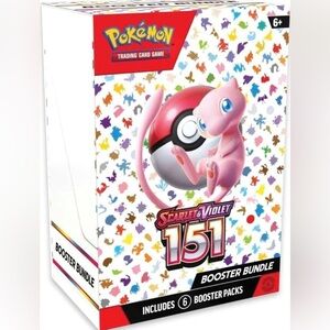 Pokemon TCG Scarlet & Violet 151 Booster Bundle Sealed New (6 packs)